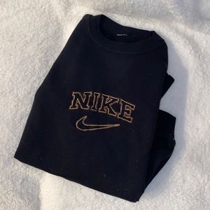 Black “Nike” Crewneck